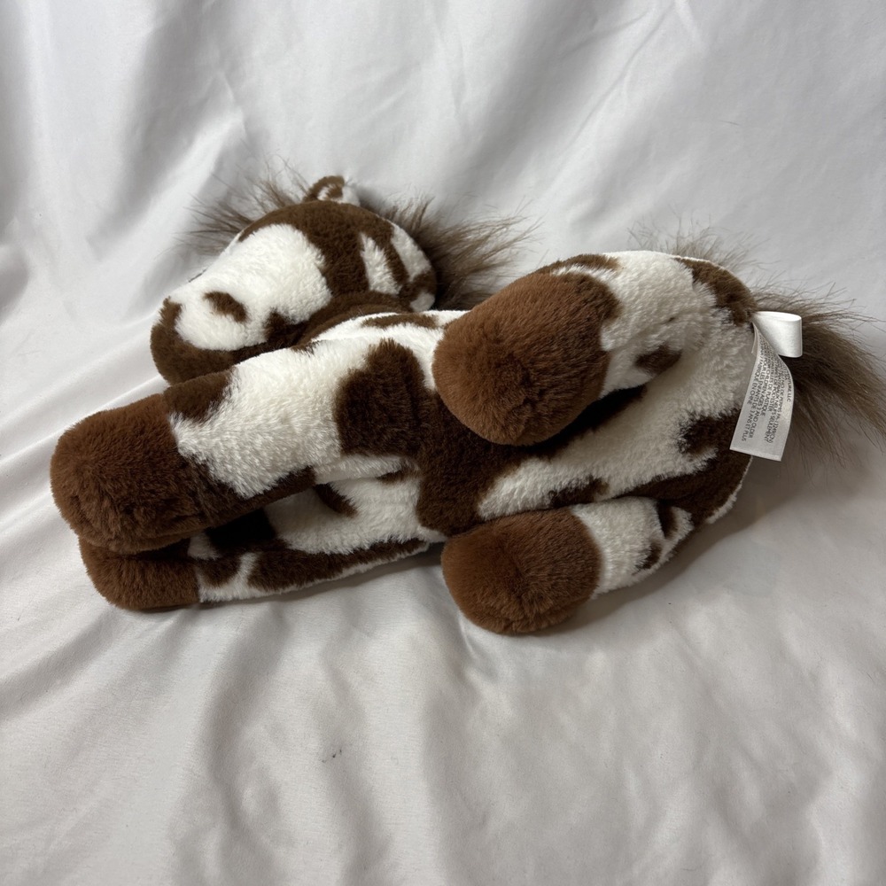 Animal Adventure Horse Pony Plush Pinto Paint Brown White 19"‎ Floppy Neck - Picture 7 of 8